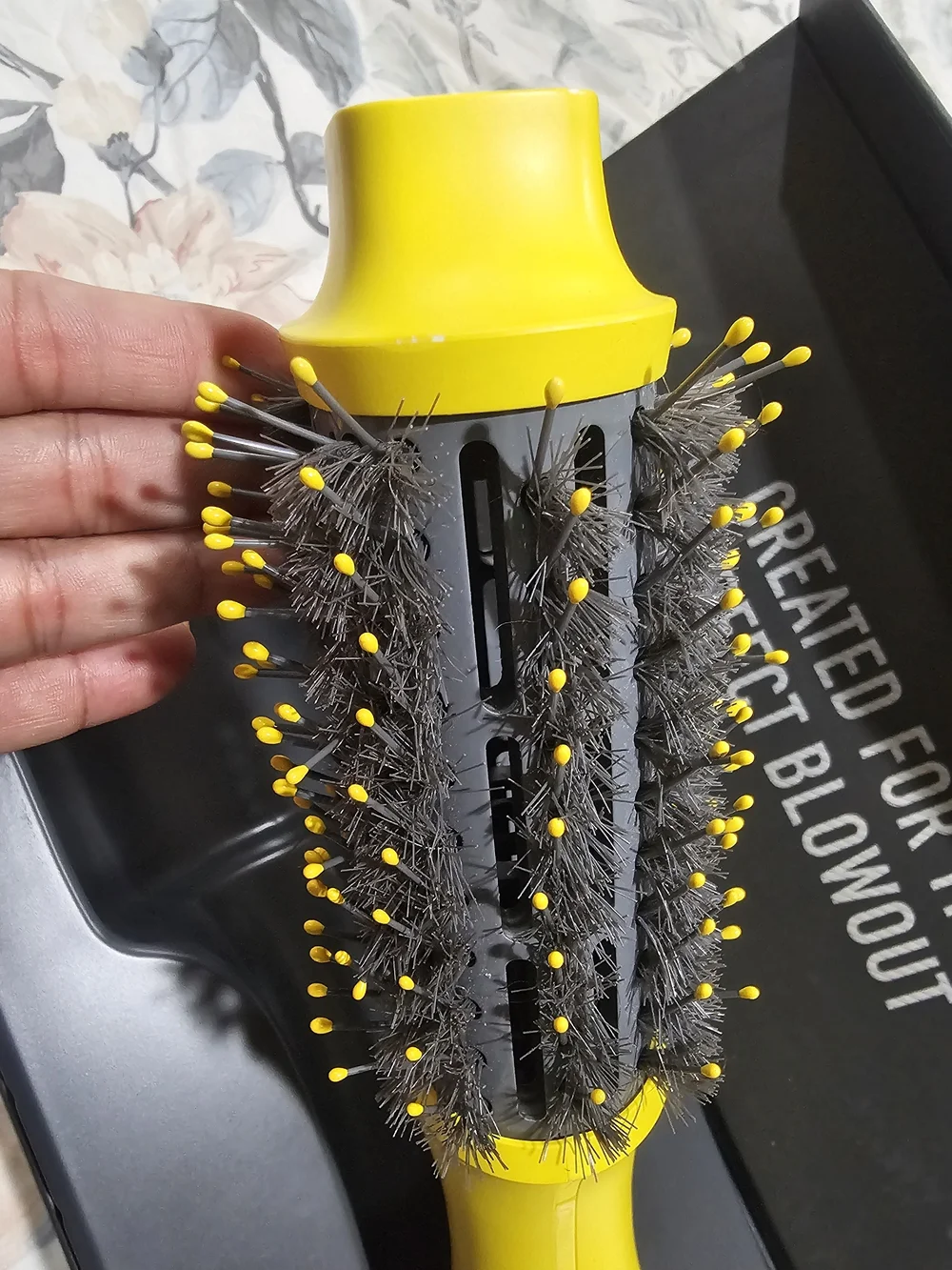 drybar Yellow Oval Blow-Dryer Brush - The Double Shot